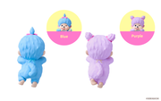 HIPPERS Monchhichi COLORS: Wink Series S1