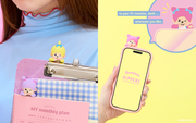 HIPPERS Monchhichi COLORS: Wink Series S1